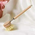 thumbnail image 2 of Long Handle Pot Brush Kitchen Cleaning Brush PET Palm Nanghoid Round Dish Brush Brush Brush, 2 of 7