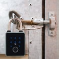 thumbnail image 1 of Fingerprint Padlock, Combination Smart Keyless Biometric Padlock with Password, Keypad Code, IC Card, 2 Key, Thumbprint Locker Pad Lock for Gym Gate Outdoor Fence Storage School, 1 of 7