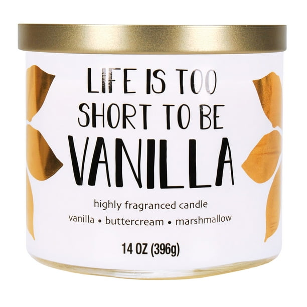 Mainstays Vanilla Scented 3Wick Candle, 14 oz.