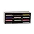 thumbnail image 3 of Durham 432-08 12 Opening Steel Horizontal Literature Rack, Black, 3 of 3