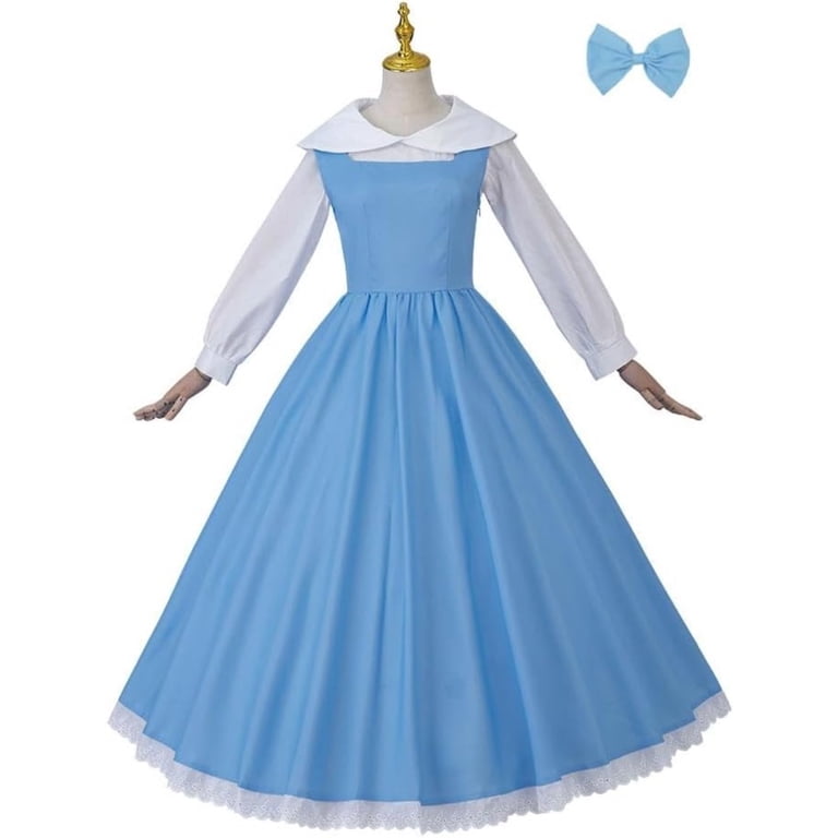 blue provincial dress Tuckernuck Provincial Blue Rope Belt Leonie Dress Provincial Blue / M main image 0