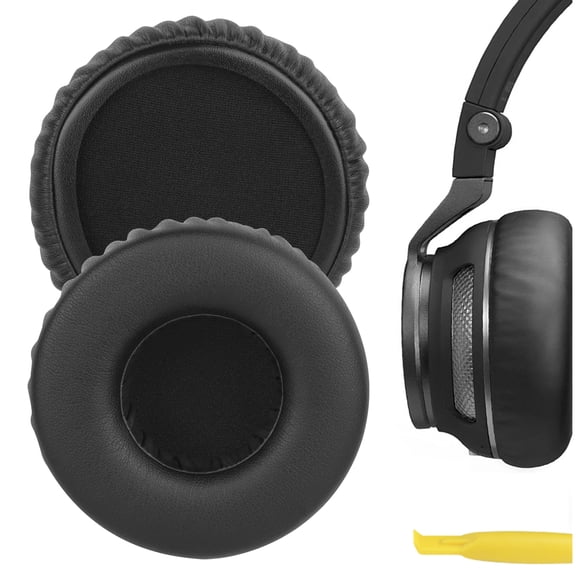 Geekria QuickFit Replacement Ear Pads for JBL Synchros S400BT Headphones Ear Cushions, Repair Parts (Black)