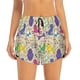 thumbnail image 2 of Balery Colorful Poodle Dog Pantalones cortos deportivos para mujer con forro y dos bolsillos, elásticos, para entrenamiento, gimnasio, yoga-Medium, 2 of 7