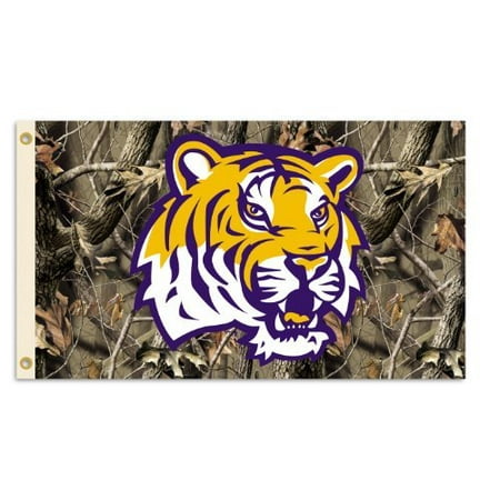 DEYOU Louisiana State Fightin Tigers Flag 3x5 Feet Banner Flag