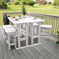 thumbnail image 2 of Highwood 6-pc Lehigh Balcony Set - Counter Height, Outdoor, Eco-friendly, Synthetic Wood, 2 of 8
