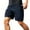 Blue, variant on Bcfgryg Male Summer Sport Quick Drying Shorts Drawstring Glued Zipper Pocket Shorts Lightweight Men's Running Shorts Black L