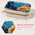 thumbnail image 5 of Sea Slug Velvet Portable Jewelry Organizer with Removable Compartment - Necklace Holder and Gift Box, 5 of 7