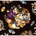 thumbnail image 2 of Elegant Black Marble Pietra Dura Table - Intricate Mosaic Art, Eye-Catching Centerpiece for Home Decor, Hallway, or Outdoor Bar-52 Inch, 2 of 5