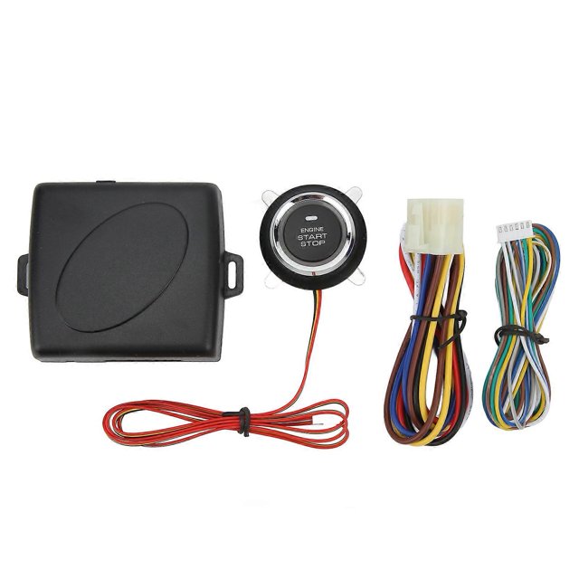 Smart Push to Start Ignition Kit, Universal Engine Start Stop Button System for DC 12V Vehicles