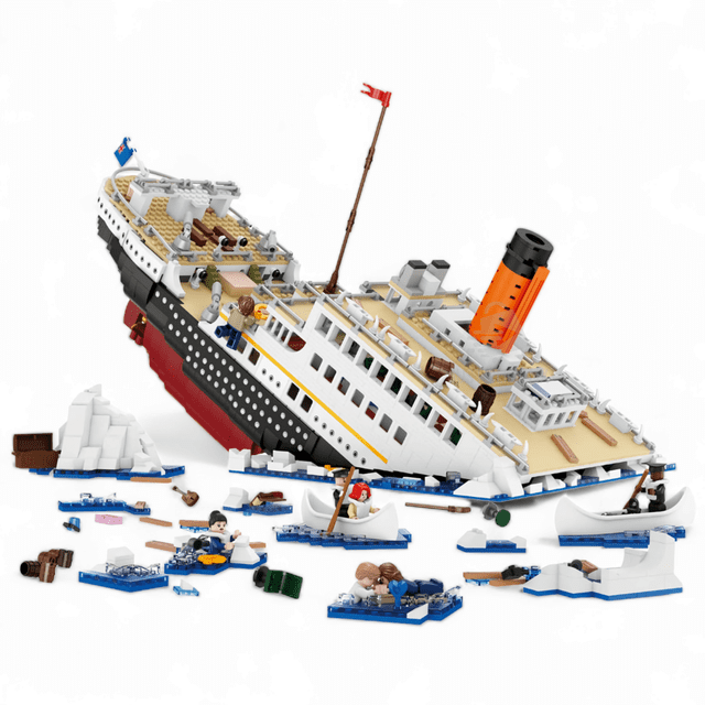 Juego de Bloques Titanic Barco Hundido Armable 2882 Pz Construcción Juguete JUSTCLICK MX