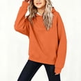 thumbnail image 5 of Mifsaly Girls Long Sleeve Casual Hoodies Kid Slim Fit Pullover Tops Soft Comfortable Fall Winter Fashion Everyday Sweatshirts, 5 of 6