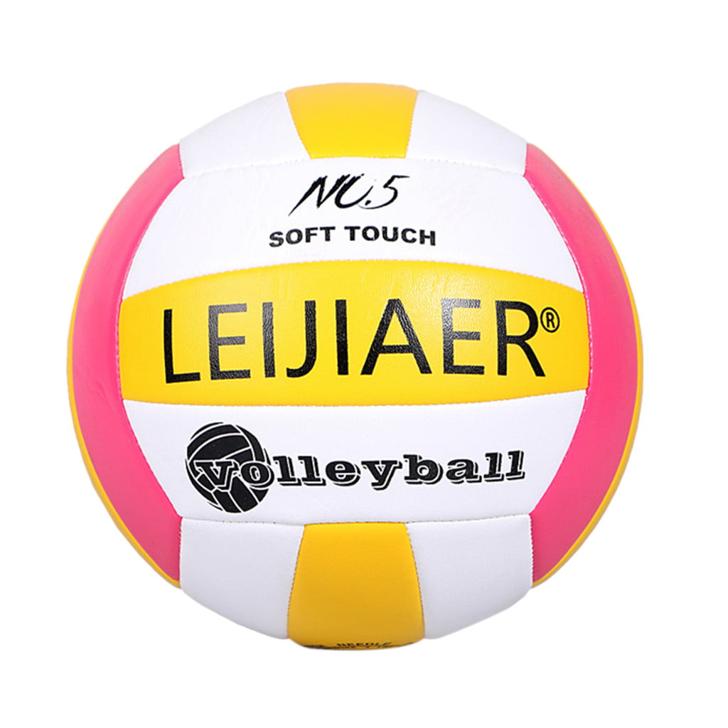 Size 5 Volleyball Training Racing Competition Beach Game Soft Leather Ball 