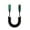 Green, variant on Spring Coiled USB C Cable 100W Rapid Charging Cable Speed Data Sync LED Display for Laptop Smartphones Phones