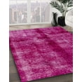 thumbnail image 2 of Ahgly Company Indoor Rectangle Abstract Raspberry Red Oriental Area Rugs, 4' x 6', 2 of 6