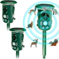 thumbnail image 3 of 1 Uds. Repelente de animales solar ultrasónico repelente ultrasónico de zorrillos al aire libre 360 ​​grados impermeable ardilla mapache topo rata bocadillo gato disuasorio al aire libre con sens, 3 of 5
