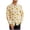 Yellow, variant on TKKCS Mens Graphic Button Down Shirts- Lightweight Stretch Regular Fit Vacation Casual Long Sleeve Shirts Black Size M