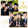 thumbnail image 2 of pitrice Tassel Decoration Hanging Date Drop Tassel Pendant Polyester Graduation Cap Drop Prop, Gold and Black, 2 of 9