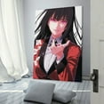 thumbnail image 3 of Based on Manga Kakeurui Anime Girl Jabami Yumeko Poster Home Decor Poster Wall Art Hanging Picture Print Bedroom Decorative Painting Posters Room Aesthetic 24x36inch(60x90cm), 3 of 6