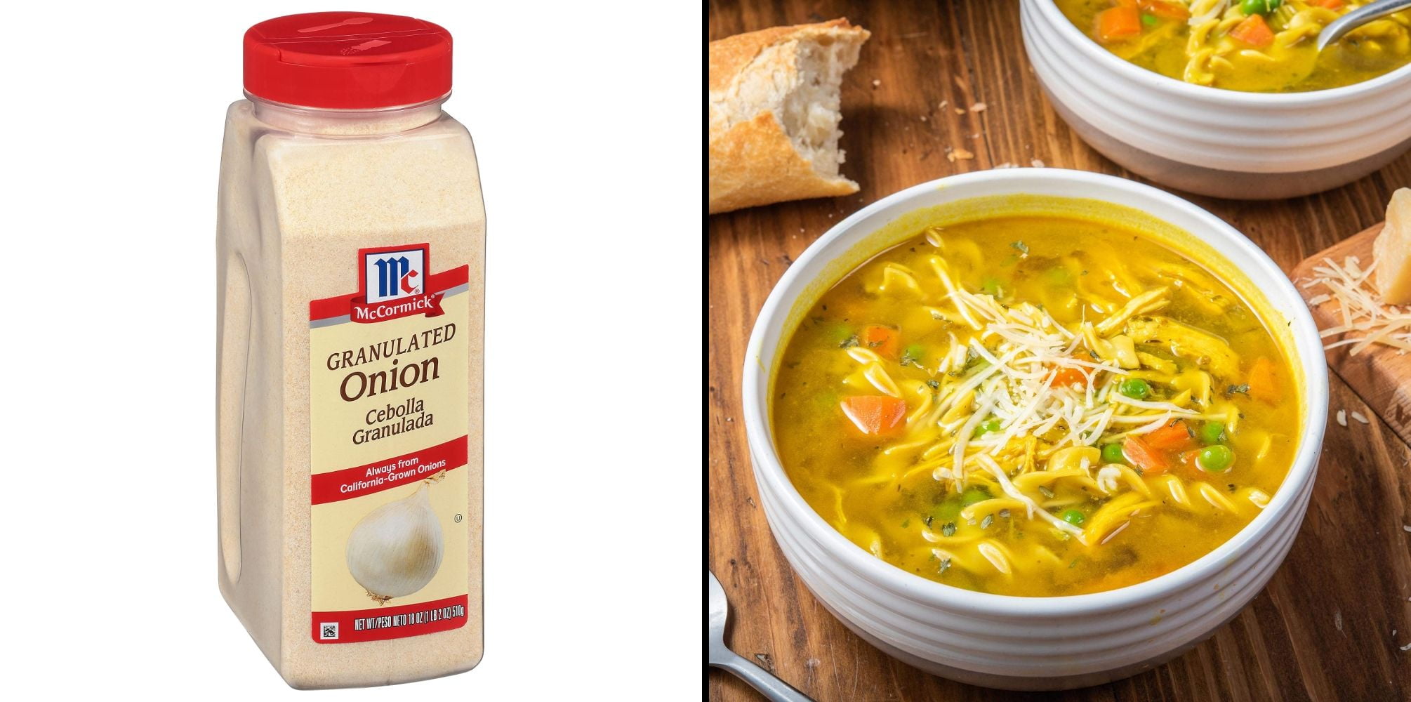 McCormick Garlic Powder, 8.75 oz & McCormick Granulated Onion, 18 oz