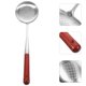 thumbnail image 3 of Colador de acero inoxidable con mango de madera Colador de metal Colador de acero inoxidable, 3 of 7
