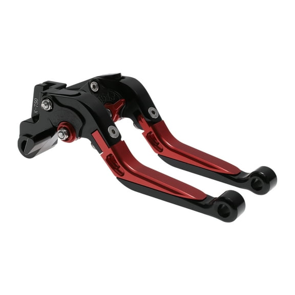 Short Long Brake Clutch Levers for Kawasaki VERSYS 650 2015-2023 Adjustable Motorcycle Handlebar Brake Lever Aluminum Alloy Black Head Red Handle