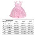 thumbnail image 4 of IBTOM CASTLE Toddler Baby Girls Sleeveless Spaghetti Straps Princess Birthday Party Dresses Sequin Ruffle Tulle Tutu Dress for Halloween Cake Smash Photo Shoot, 4 of 8