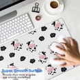 thumbnail image 4 of Long Mouse Pads for Desk,White Cow Cloud Pattern Desk Mats on Top Of Desks, Desk Mouse Pad Extra Large with 3mm Non-Slip Base and Stitched Edge for Gaming,Office,Work,Home 31.5"x11.8", 4 of 6