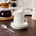 thumbnail image 2 of malacasa Coffee Mug Set, Espresso Mugs Cups Set of 6, 2.5oz Porcelain Stackable Espresso Cups with Saucers and Metal Stand for Cappuccino, Coffee Drinks, Latte, Tea, 2 of 8