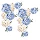 thumbnail image 1 of Pegatinas de pared con diseño de peonías y rosas, ideal como decoración para guarderías, regalo para el hogar., 1 of 8