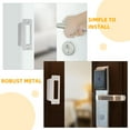 thumbnail image 4 of 6pcs Door Strike Plate Reinforcement Door Security Devices For Wooden Room Doors Metal Lock Plate For Home Security Door Plate Security Device, 4 of 6