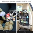 thumbnail image 3 of Labymos Multifunctional Car Back Seat Storage Organizer Foldable Car Seat Protector for Baby Kids Toddlers, 3 of 6
