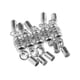 thumbnail image 4 of Juego de 5 broches de langosta para manualidades, ideales para collares, gemas, perlas y pulseras. Plata, 4 of 9