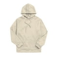 CELIEAN Mens Autumn And Winter Letter Oversize Loose Hooded Pullover