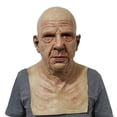 thumbnail image 2 of Anciano De Halloween Halloween Old Grandpa Full Mask Old Man Grandma Headgear Disfraz de fiesta (A), 2 of 6