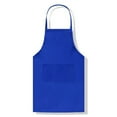 thumbnail image 1 of Graflsoa Stylish Sleeveless PVC Apron with Adjustable Neck Tie and Front Pockets - Navy Blue, 1 of 6