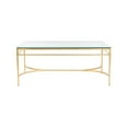 thumbnail image 3 of SAFAVIEH Couture Abelard Glam Metal Coffee Table, Antique Gold, 3 of 5