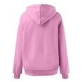 thumbnail image 4 of XIAONU Hoodies For Womens Oversized Long Sleeve Drawstring Hoodie Solid Color Baggy Trendy Pullover Hoodie With Pockets, 4 of 5