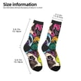 thumbnail image 2 of Honeii Colorful Pug Print Children's Colorful Socks,Unisex Kids and Toddlers' Cushioned Sock,Kids Athletic Crew Socks,for Everyday Wear and Sports, 2 of 5