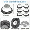 thumbnail image 6 of 6Pcs Stainless Steel Sponges Scrubbers,Stainless Steel Scrubbers,Heavy Duty Metal Scourers Sponge for Tough Kitchen Cleaning, 6 of 8