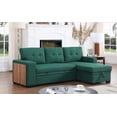 thumbnail image 3 of Modern Linen Sectional Sofa 220cm for Living Room, Durable and Stylish, 3 of 19