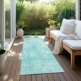 thumbnail image 6 of Addison Rugs Chantille Indoor/Outdoor Transitional Abstract Teal Washable Runner Rug, 2'3" x 7'6", 6 of 6
