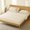 Beige, variant on 4 Piece Split Head King Sheets Sets for Adjustable Bed Sheet, Flex Head Split Top King Sheets Beige Sheet Set - 1800 Thread Count Bedding Set with 14-16 Inch Deep Pockets