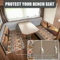 thumbnail image 5 of Pzuqiu RV Dinette Cushion Covers Stretchable Loveseat Sofa Furniture Protector Elastic Camper Cushion Slipcoversfor RV Camper Car Bench, Aztec Eagle, 5 of 7