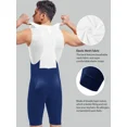 thumbnail image 2 of Qualidyne Men’s Cycling Bib Shorts, 4D Padded Road Bike Bibs with Breathable Mesh Upper & Double-Layer Leg Hem, 2 of 6