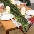 thumbnail image 4 of Christmas Decorations-Christmas Garland Real Touch Cedar Garland 9 ft Soft and Lush Realistic Faux Pine Garlands for Mantle, Table, Stairs, Doorframe, Fireplace Indoor Outdoor Holiday Decorations, 4 of 7