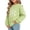 Green-1, variant on fnnxnal Girls Green Snowflake Print Crew Neck Sweatshirt CottonOversized Long Sleeve,Size 2-3T