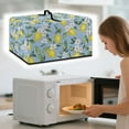 thumbnail image 2 of Whosucclay Lemon Blossom Leaf Print Microwave Oven Dust Cover Breathable Microwave Oven Dust Cover Case Heat-Resistant Machine Protector with Top Handle 18.25" x 14.5" x 11"inches-S, 2 of 7