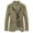 Khaki, variant on Men's Long Sleeve Blazer Winter Suit Jackets Cotton Coat Vintage Fitted Fall Spring Button Date Night Outerwear Pocket Black Medium