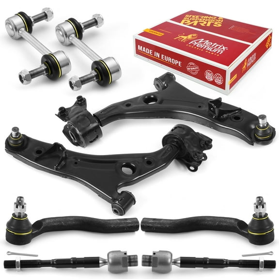 Metrix Premium Chassis Parts - 8 PC Front End Suspension Kit Fits 2007-2014 Ford Edge, 2007-2015 Lincoln MKX, ES800473, ES800474, EV800576, K750159, RK620486, RK620487, Made in Europe