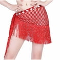 thumbnail image 2 of Wancir Belly Dance Hip Skirt Sequins Fringe Skirt Tassel Hip Scarf Rave Skirt for Women and Girls, 2 of 4